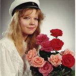 Ylioppilaskuvassa keväällä 1987. Kuva: Kuva-Paavo